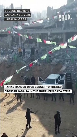 Hamas Parades Israeli Female Soldier On Stage Before Release