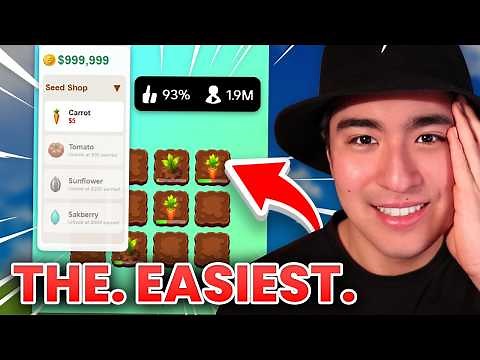 How I EASILY Made the Next Million+ Player Garden Game... (Instant AI Game Creator)