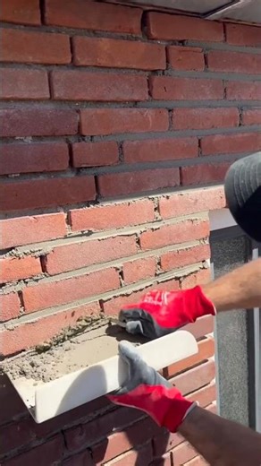 Finishing techniques after brick wall construction