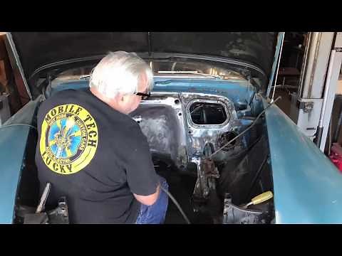 52 Deluxe V8 test fit / Paint Engine Compartment