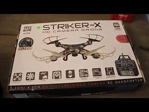World Tech Elite Striker-X HD Camera Drone Review - Unboxing & Set Up