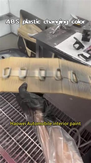 ABS plastic changes color#carinterior #paint #plasticcoating #plasticparts