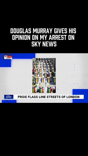 🚨: Thank you @douglaskmurray for your very true comments regarding my arrest for wearing a placard stating "🏳️‍⚧️ = Mental Illness". My arrest was unlawful and a direct attack on freedom of speech. Young people have a responsibility to push back against this blatant assault on our rights and freedom of expression. The UK is close to breaking point - we must act now to make George Orwell 1984 fiction again! #FreedomOfSpeech | Montgomery Toms