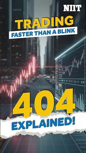 High-Frequency Trading Explained: Wall Street at Microsecond Speed | #404shorts #niit #niitlimited