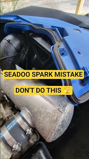 DON'T Take Your Spark Apart Twice! 🛑 Top Deck Install Mistake #shorts #seadoo