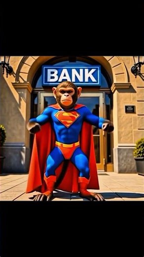 SUPERMONKEY 🐵💥 The Bank Rescue | Full Animated Mini Movie (3D Cartoon Action) Part 2