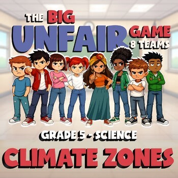 Climate Zones BIG UNFAIR Science Game - No Prep Grade 5 Review Activity