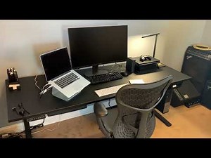 UPLIFT V2 standing desk and accessory review 80X30 Black