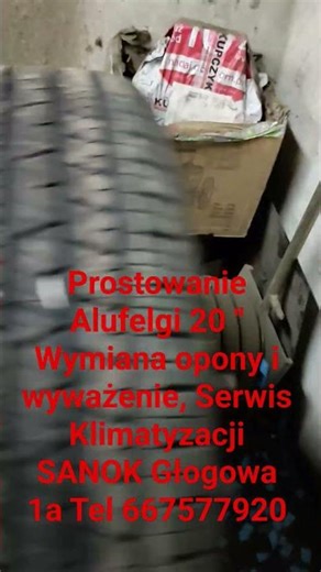 #Prostowanie Alufelg Felg Sanok Lesko Brzozów Humniska Zagórz Ustrzyki Górne Dolne, #Wymiana opon