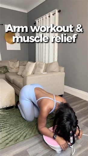 Vibration plate arm workout #vibrationplate #vibration