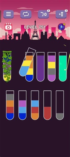 water sort puzzle level 751 guru #games