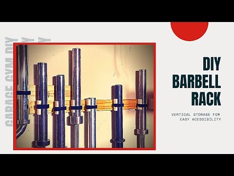 DIY Barbell Rack | Easy Access Barbell Rack | Garage Gym DIY | Strongman Garage Gym