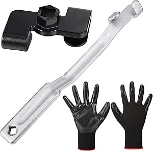 Lasnten Wrench Extender Tool Include 13.4 Inch Wrench Extension for Maximum Leverage Alloy Steel Wrench Extender Adaptor Non Slip Gloves for 1/2" Drive Tools, Mechanics, DIY, Auto Repair