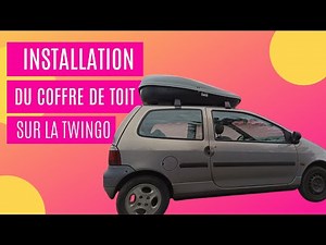 Coffre de toit sur une Twingo, c'est possible !!!