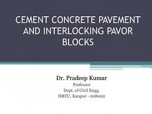 Design Guidelines for Durable Concrete Pavement Construction - SlideServe