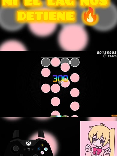 Matusa es un temazo 🔥Se veía más lag mientras jugaba 💔 #fyp #osu4k #xbox #osu #osumania