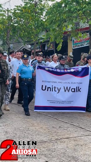 Unity Walk & Peace Covenant Signing 🇵🇭🤍❤️ | Allen Viray Ariosa