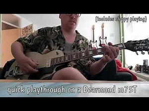 Dearmond M-75T (quick playthrough)