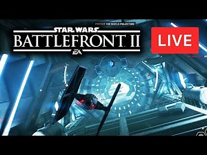 Star Wars Battlefront 2 LIVE - Epic Space Battles Multiplayer Gameplay! Starfighter Assault!