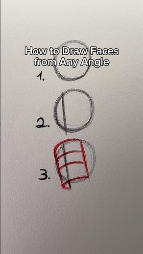 How to Draw Faces from Any Angle #draw #drawing #howtodraw #face #art #artist #drawingtutorial