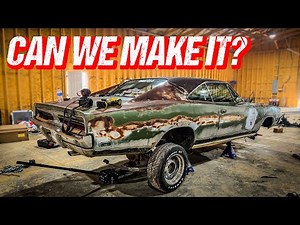 4 Days to Rebuild My Car for 1,495 Miles! Ratty 1969 Charger Road Trip: Day 1
