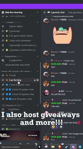 Join it!! #bob #roblox #giveawayyy #discord