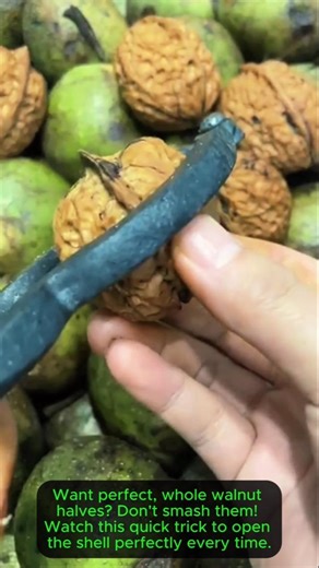 How to Peel Walnuts Like a Pro! ✨ #CookingHacks #Walnuts