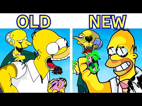 FNF Anarchy at Springfield DEMOTED: OLD VS NEW (High Quality Pibby x The Simpsons)