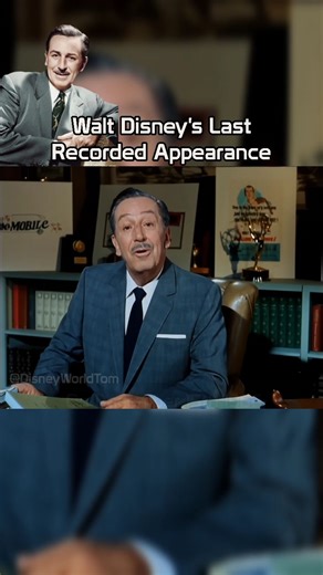 DisneyWorldTom on Instagram: "Continuing our remembrance of Walt Disney and the legacy he left behind. 🤍 This is Walt Disney’s final filmed appearance, recorded on October 27, 1966. Just weeks later, on December 15th, the world lost a visionary—but not his dreams. Walt may have left us months later, but his voice, ideas, and imagination continue to guide everything that followed. ✨ #waltdisney"