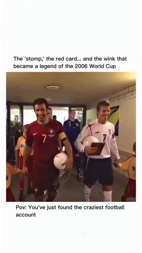 Fearless_Playz on Instagram: "2006 World Cup quarterfinals. Rooney is sent off after stepping on Ricardo Carvalho… and Cristiano Ronaldo winks toward the Portugal bench. One image that became a symbol of rivalry between club teammates. The incident sparked tension, controversy, and headlines around the world. Portugal moved on, England were eliminated… and the world never looked at Ronaldo and Rooney the same way again. But time healed it. They played together again at Manchester United, made hi