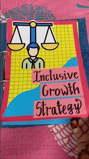 Inclusive growth strategy class 12 cbse project file 2025 complete project #projectexpress