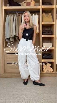 3 SUMMER GAME CHANGERS TO ADD TO YOUR WARDROBE 🏝️