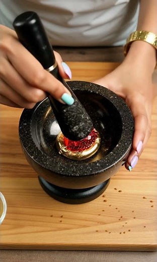 【4K】【ASMR】Crushing a Golden Dice & Ruby Strawberry — Luxury Gemstone Blend Sounds