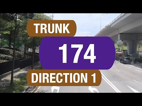 SBS Transit Trunk 174 (Direction 1) | Bus Service Route Visual