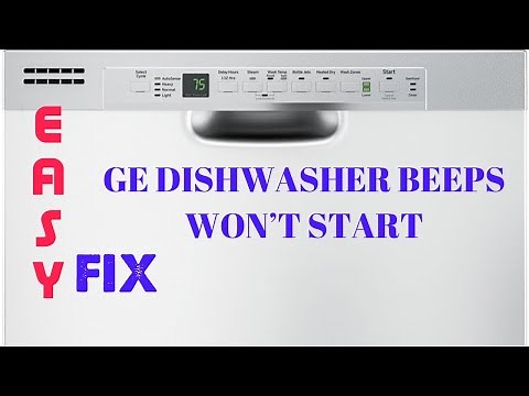 ✨ GE DISHWASHER-3 BEEPS - WON’T START - Easy DIY Fix ✨