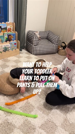 Fun Ways to Enhance Toddler Dressing Skills with Pop Tubes