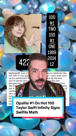 Taylor is making us do some #SwiftieMath and again referencing #InfinitySigns and pretzels, which is extra #SWIFTSPICIOUS if you ask me. #ClowningIsAGroupProject #Hot100 @Taylor Nation @Taylor Swift 🥨🎥 @V_Swiftie_