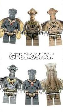 Ranking Every LEGO Geonosian Minifigure! #lego #legostarwars #shorts #geonosis #legoranking