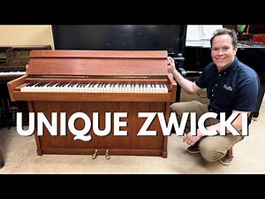 Unique 1960 Louis Zwicki Spinet Piano Before Restoration