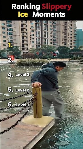 Ranking the Most Brutal Ice Slips #fail #viral #ice