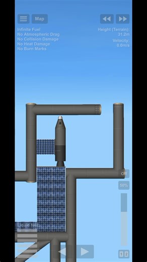 One of the most beautiful rocket launcher part 3 in 2026#sfs#spaceflightsimulator#shortvideo#rocket