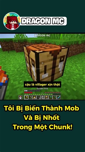 Tôi Bị Biến Thành Mob Và Bị Nhốt Trong Một Chunk Tập 8 #minecraft #shorts
