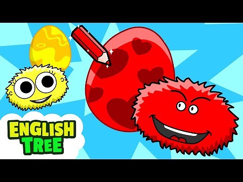 Colored Eggs Song | Learn Colors | Surprise Eggs and Kids Songs | English Tree