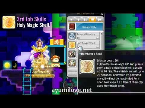 Ayumilove MapleStory Bishop 1st, 2nd, 3rd, 4th Job Skills & Hyper Skills