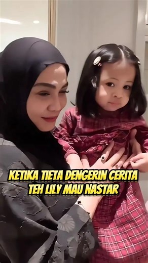 When Tieta heard Teh Lily's story, she wanted to eat pineapple tarts 😍 #rayyanza #raffiahmad #raf...