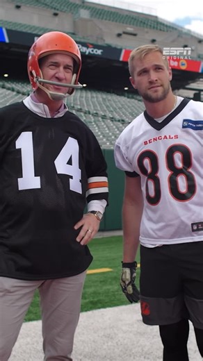 Peyton Manning on Instagram: "Paul Brown’s historic radio helmet picks up the important stuff - Coach Taylor’s play calls and pizza orders. Stream Peyton’s Places now on ESPN+"