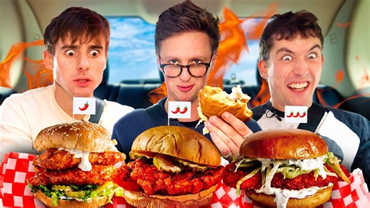 Surviving London's hottest Nashville chicken: Max Fosh & friends take the ultimate spice test!