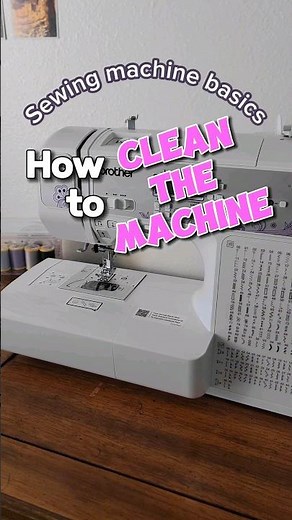 How to Clean the Machine | Brother SQ9285 / XR9550 🧵 #sewingmachinebasics #sewingtips