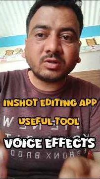 Inshot editing app useful tool - voice effects #inshotediting #inshotapp #inshoteditor #voiceeffects
