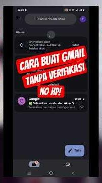 Cara membuat akun google tanpa verifikasi nomor HP #shorts #CaraMembuatAkunGoogle #googleaccount